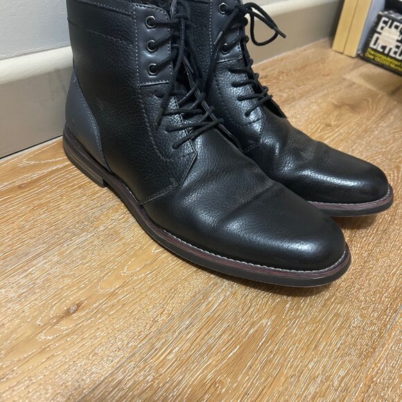 Original Penguin Men's Neil Boots Black Size 11 Shoes - Picture 3 of 8